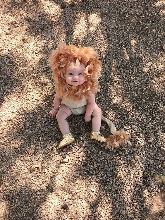 En Komik Bebek Kostümleri - Aslan Bebek